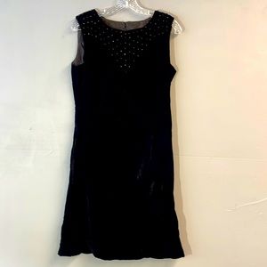 Stunning Vintage black velvet Rosecrest dress